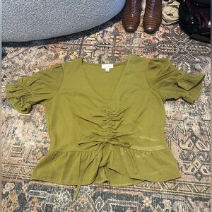 Topshop Green Top